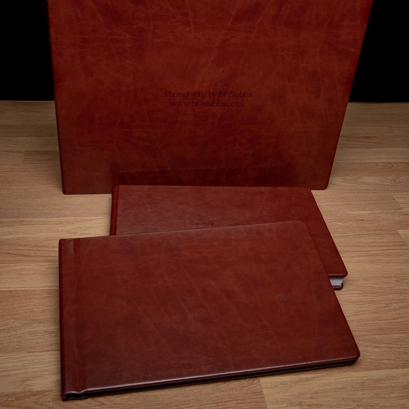 Image of Folio box, album and book